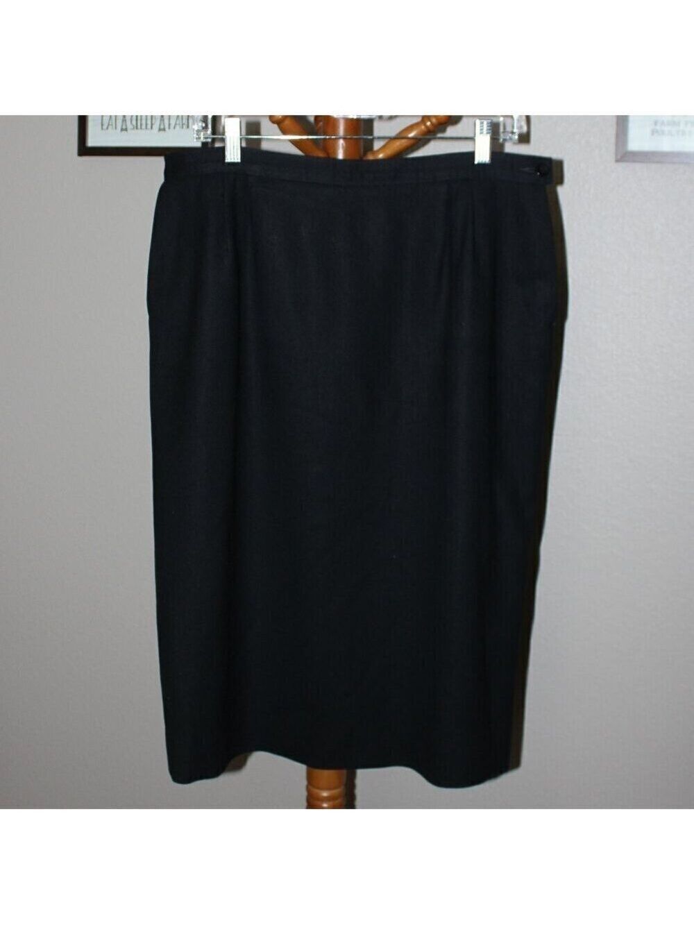 Pendleton Lined Wool Pencil Skirt Size Estimated at Large